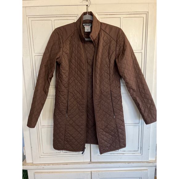Columbia XCO size small brown winter coat with detachable lining jacket - Picture 5 of 5